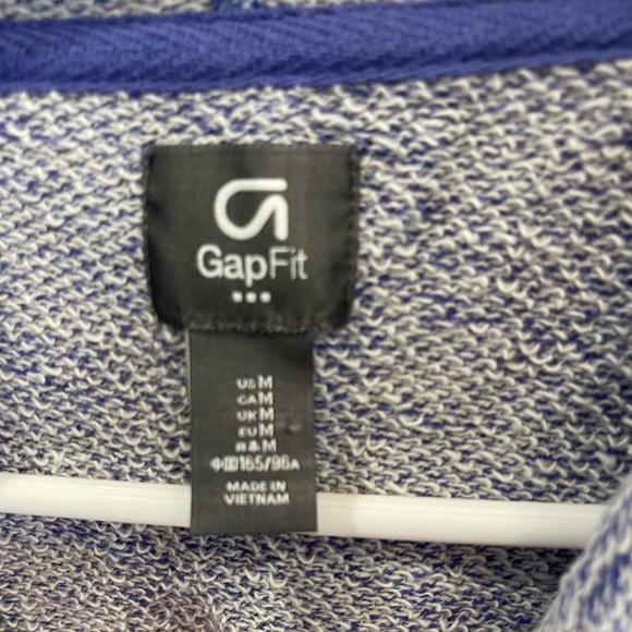 Gap Fit medium blue lightweight full zipper jacket - Picture 3 of 3